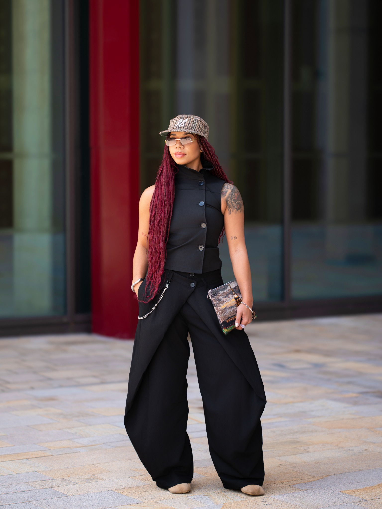Street style portrait